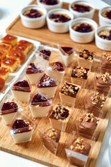 Delicious Display of Desserts Including Puddings, Gelatin Treats, and Sweets Perfect for Any Celebration or Gathering with Friends and Family
