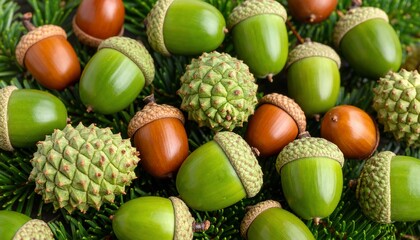 Acorns and Pine: Autumnal Gathering