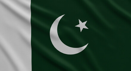 14 august pakistan independence day pakistan flag waving national symbol independence day asia country patriotic green white crescent star 100