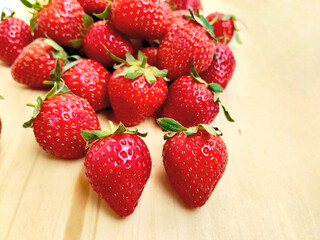 Fresh Ripe Strawberries for Healthy Eating