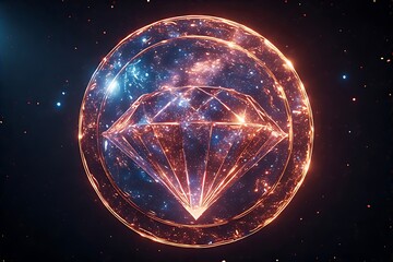 planet in space diamond 