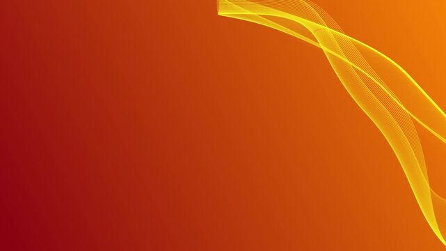 Red Orange Spectrum Wave Loop