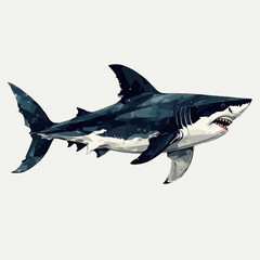 Angry Shark Logo Design Very cOOL