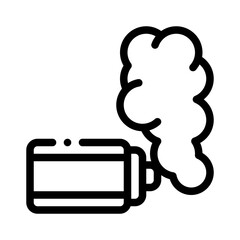 tear gas line icon