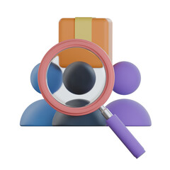 Lead Qualification Funnel 3D Icon Colorful Style