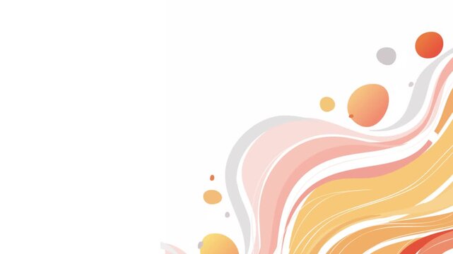 Abstract organic shapes with flowing curves, smooth gradients, separated elements for easy layering, vector art style, minimal and modern background texture,organic background,animated abstract loop,f