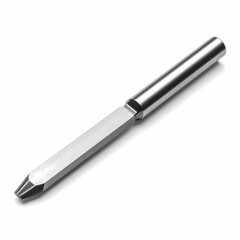 Close up of a metal screwdriver bit for precision work and repair tasks