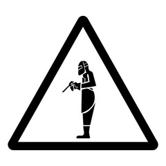 Full Welding Gear Symbol Sign, Vector Illustration, Isolate On White Background Label.EPS10