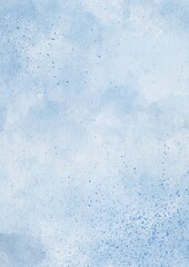 Obraz premium Watercolor blue pastel texture for design, paper texture