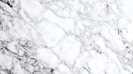 Fototapeta premium White Marble Slab with Gray and Black Veins – Polished Natural Stone Texture for Elegant Design