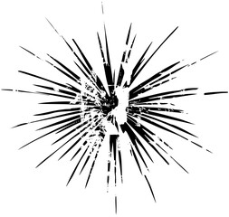 Obraz premium Vector Dynamic explosion of sharp radiating lines creates a striking burst effect.