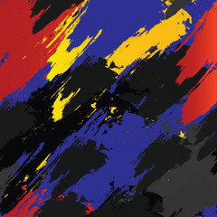 Watercolor background vector graphic illustration of Malaysia flag