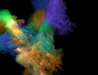 Imaginatory fractal abstract background Image