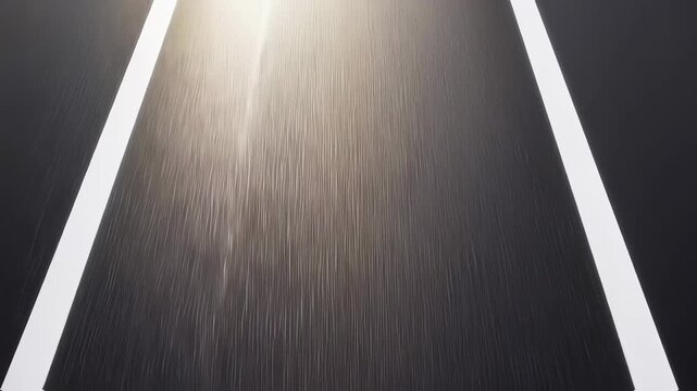 Abstract illuminated lines motion background with geometric perspective design