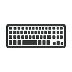 Modern Computer Keyboard Icon Essential Input Device for Digital Tasks