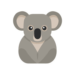 Cute Koala Illustration for Children's Design Projects Vector Graphic of an Australian Animal in a Simple Style