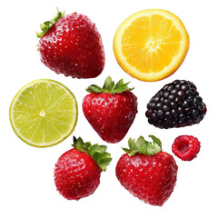 Assorted fresh fruit arrangement