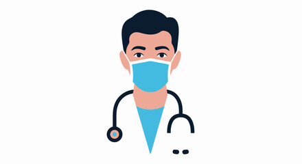 Fototapeta premium Medical professional illustration for healthcare awareness and disease prevention campaigns, suitable for medical websites, educational materials, and public health announcements.