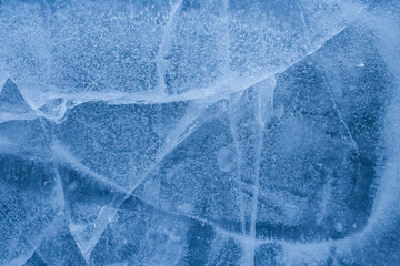 Abstract natural ice surface texture background