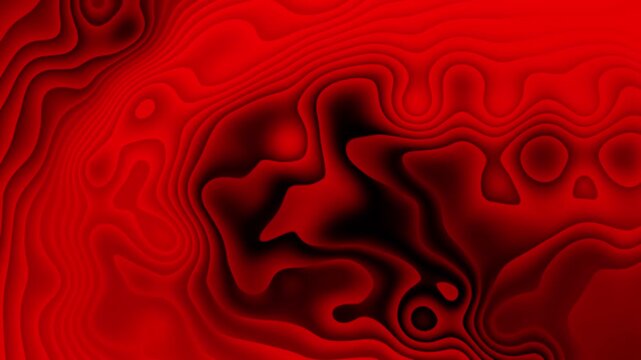 Red color Wave gradient liquid moving abstract background. Wavy style abstract liquid background.
