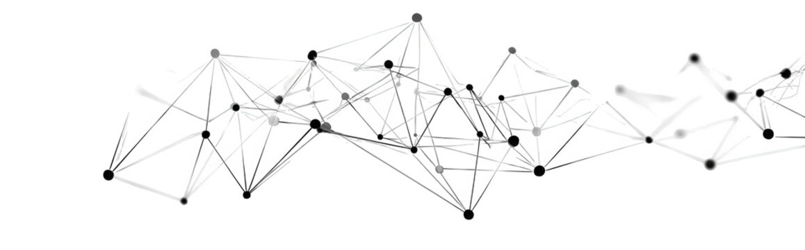 Abstract interwoven geometric shapes