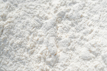 close up of wheat flour texture background. 