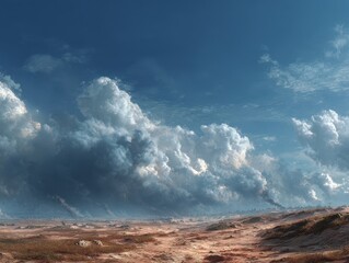 Apocalyptic Desert Landscape