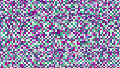 Colorful Pixelated Abstract Pattern.