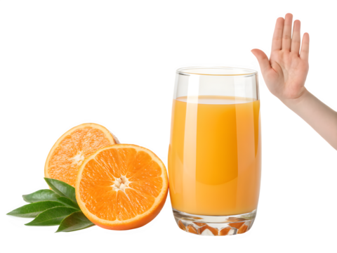 Stop drinking sugary orange juice choose healthy lifestyle