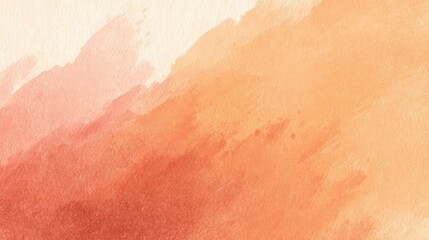  Abstract orange and yellow watercolor paint texture