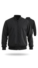 Black bomber jacket