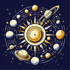 digital art of the solar system 64