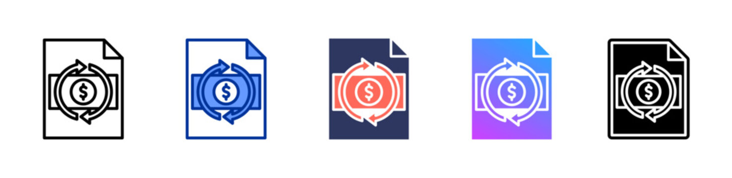 Dcf icon sheet multiple style collection