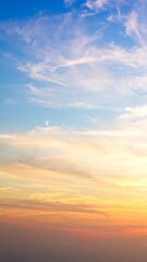 Obraz premium Pastel sunset sky