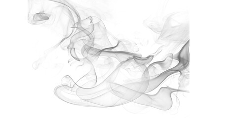 A grayscale abstract image featuring a swirling pattern with a dark background and pixelated edges