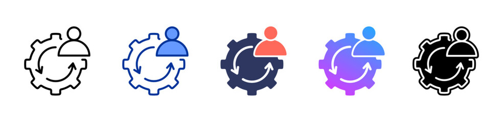 Consulting Service icon sheet multiple style collection