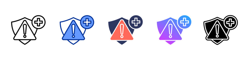 Preventive icon sheet multiple style collection