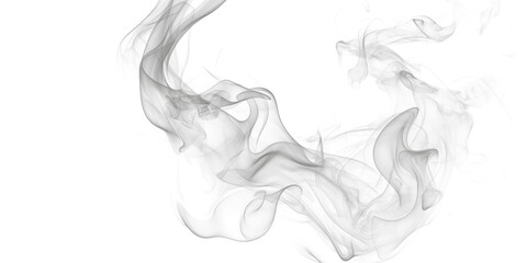 Abstract gray smoke effect on a black background creating a mysterious and ethereal atmosphere view © synthetic