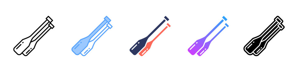 Paddle icon sheet multiple style collection