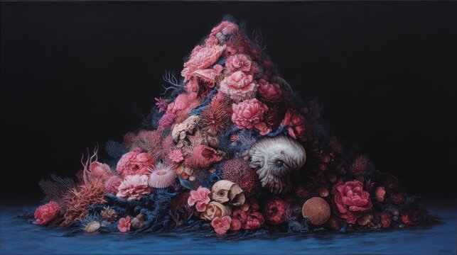 Leisure boating adventure coastal waters aerial view summer vibes serene environment relaxing experience