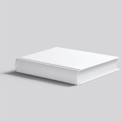 Vector layout of an blank book in isometric perspective. Realistic illustration for mockups, showcasing content, templates and minimalist visuals. Education, reading, bookstore concept. 