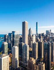 Fototapeta premium City skyline, modern architecture