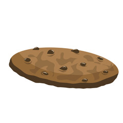 chocolate chip cookies, sweet dessert