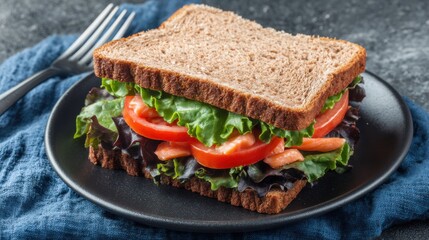 Harvesting fresh herbs a culinary scene of cilantro and chives on rustic wooden table