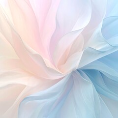 Obraz premium Pastel-colored fabric swirls in a soft, dreamy texture