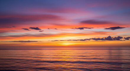 Obraz premium sunset over the ocean