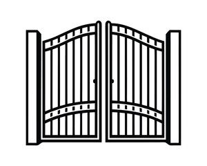 Ornate Wrought Iron Gates