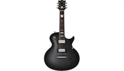 Naklejka premium Black electric guitar (1)