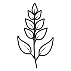 vector set of leaves