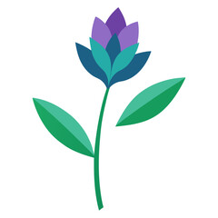 vector illustration of a flower